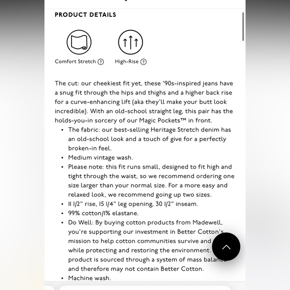 Madewell 90s Straight Jeans Black - Picture 2 of 7